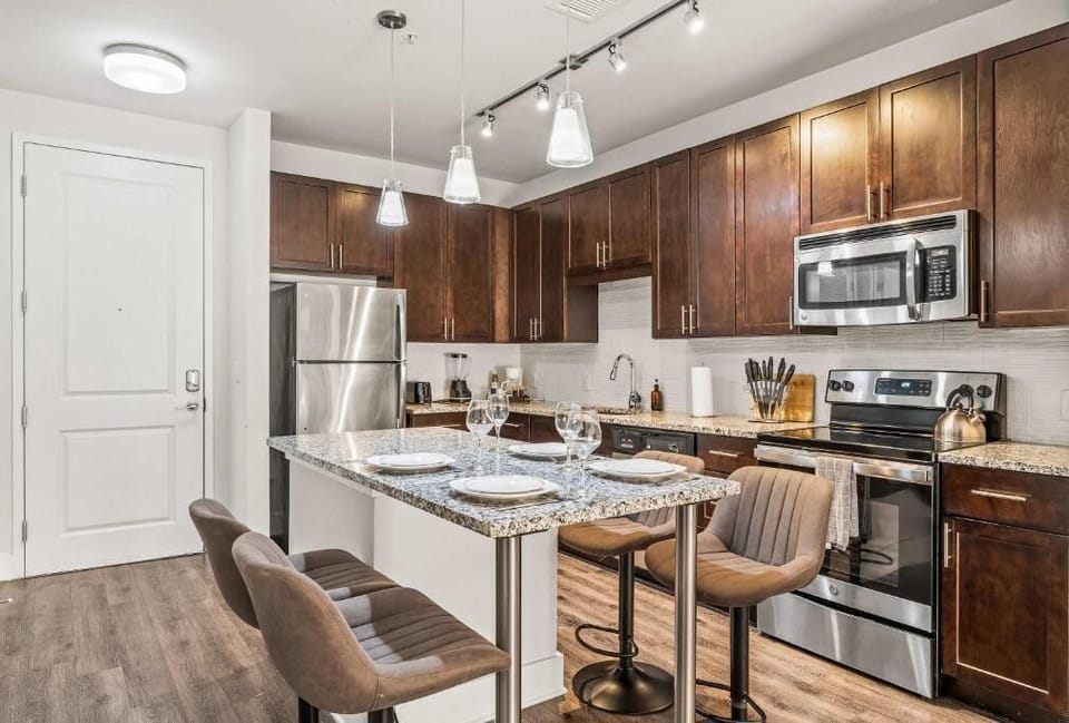 Apartment, Patio | Private kitchen | Coffee/tea maker