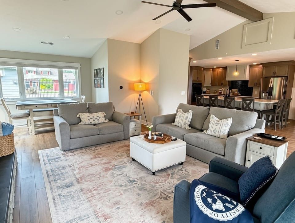 Heart of Okoboji Retreat - Quiet, Spacious 5BR Home w/ Fireplace, Gym, Big Yard House in Okoboji