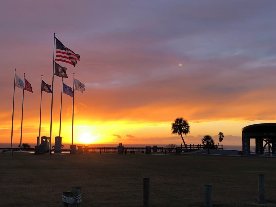 Don't miss Veterans Park for stunning sunset photos.