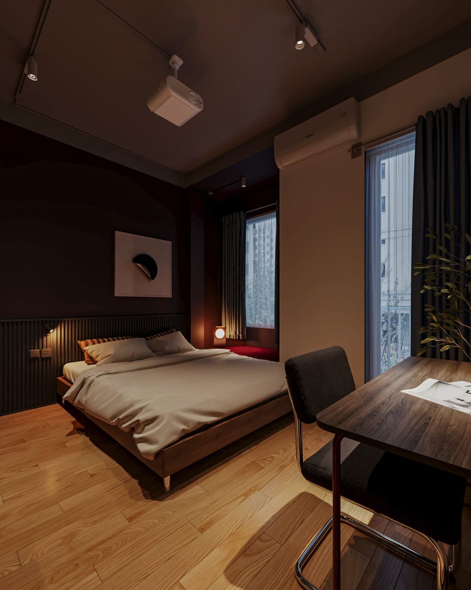 Deluxe Studio, Balcony, City View | Desk, laptop workspace, WiFi (free)