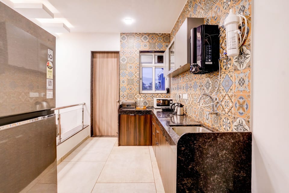 Villa, Garden View | Private kitchen