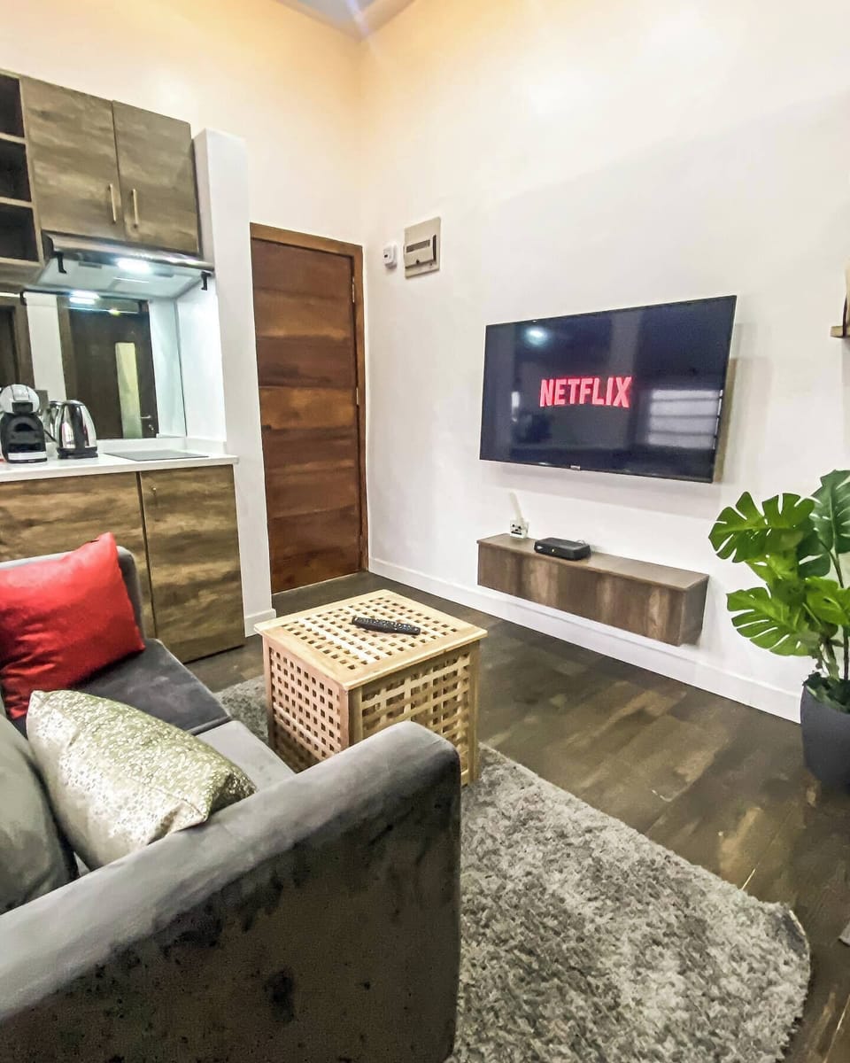 Economy Apartment, Balcony, City View | Living area