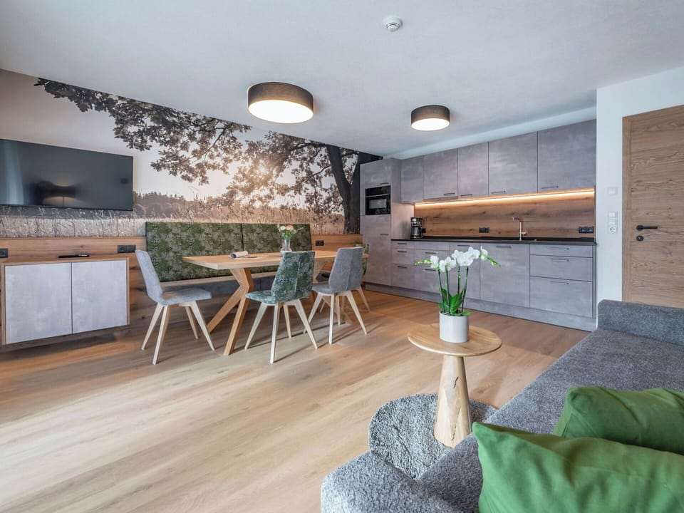 Interior Design, Furniture, Wood, Flooring, Ceiling, Floor, Home, Living Room, Room, Chair