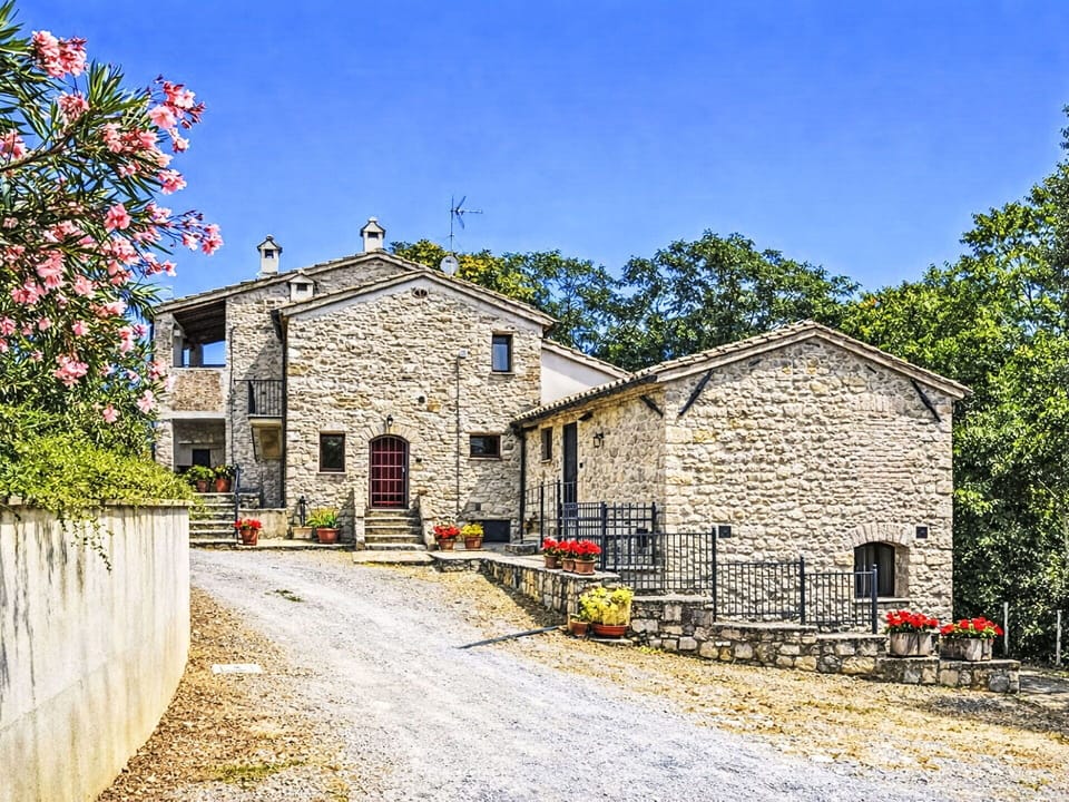 Cottage, Village, Stone Wall, Bicycle, Bicycle Wheel