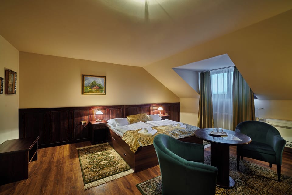 Comfort Double Room, Patio, Garden View | Desk, laptop workspace, blackout drapes, iron/ironing board