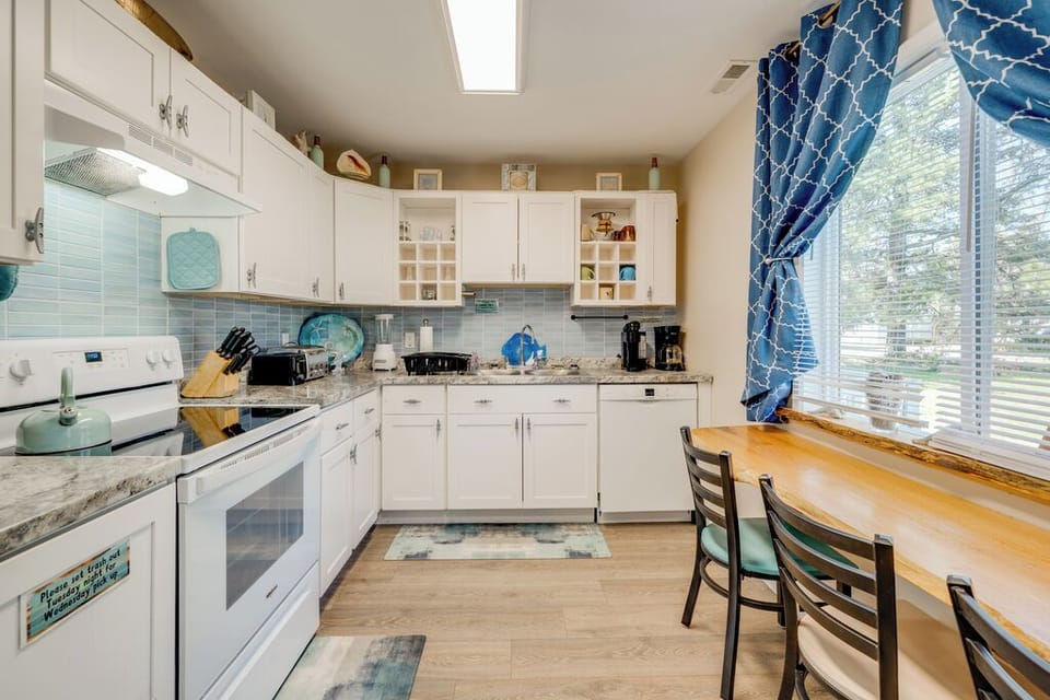 Entering through the Kitchen, you'll immediately appreciate how well-stocked and ready to go it is!