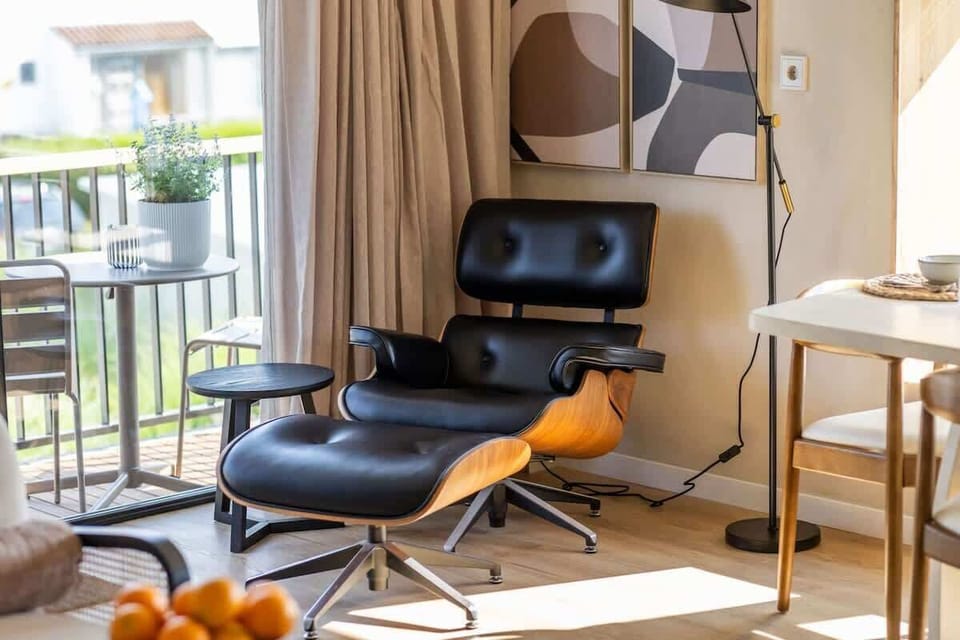 Relax in this modern sofa