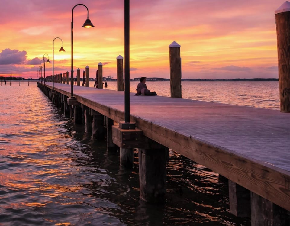 Heading out onto Pensacola Beach Pier gives you wide-open views of the Gulf and a peaceful place to take it all in.
