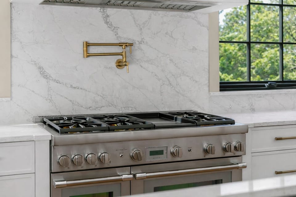 Cook something simple and enjoy being in a kitchen that works well.