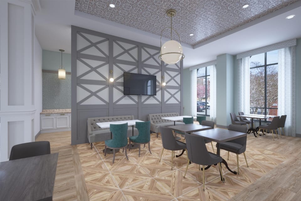 Breakfast area