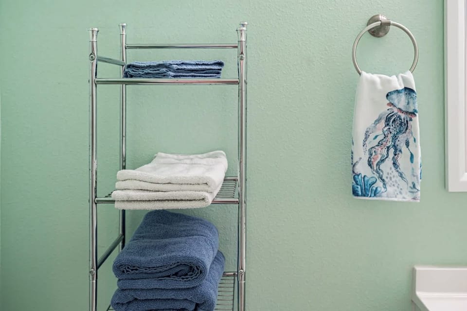 Fresh towels provided for your stay