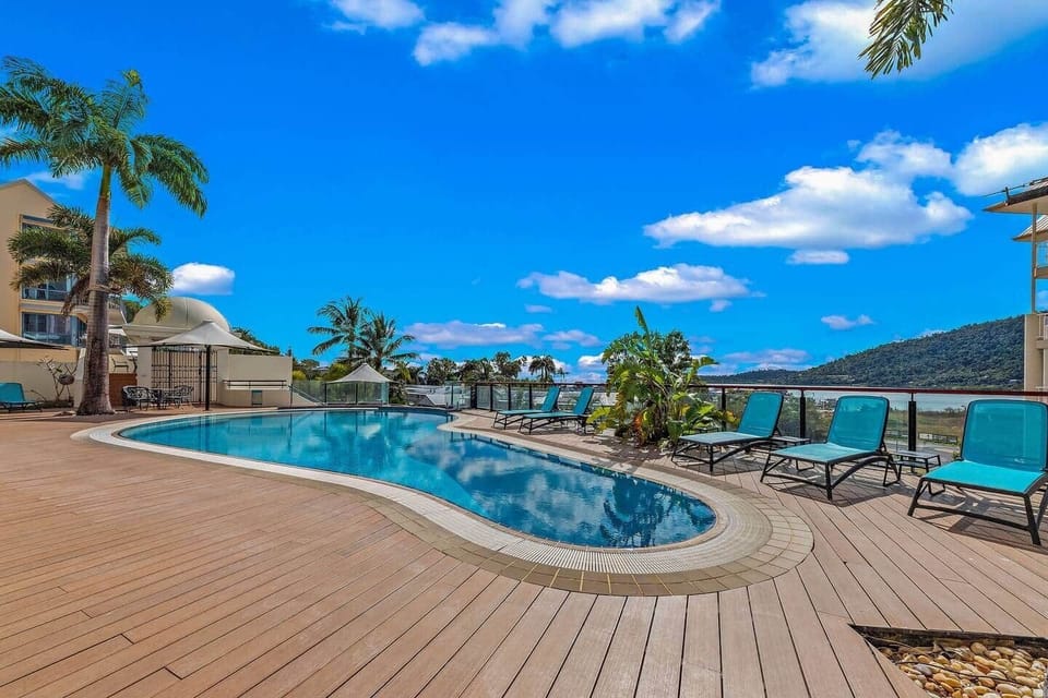 Climate controlled outdoor shared swimming pool