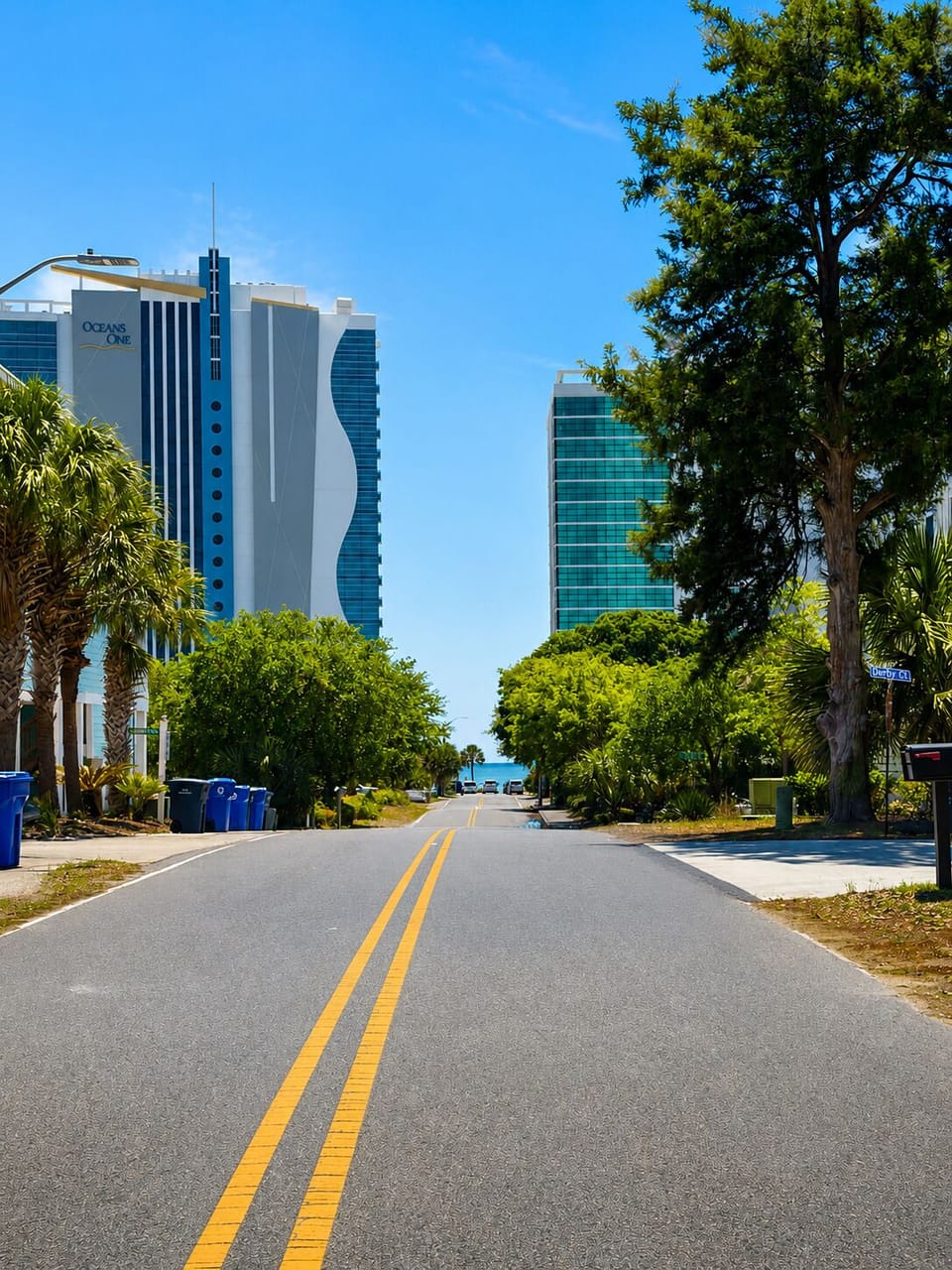 Street View. This is your walk to ocean! 