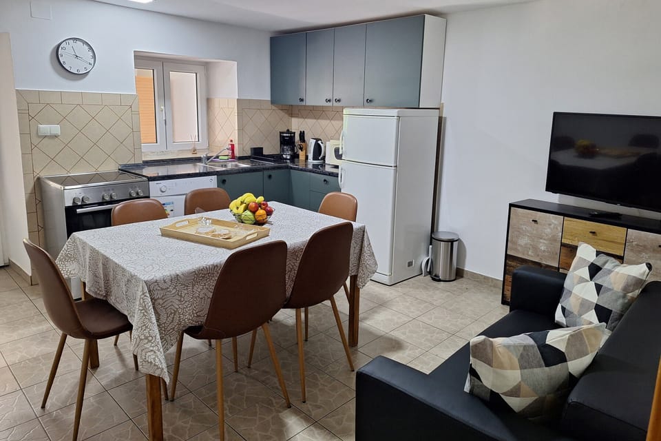 Kitchen and dining area