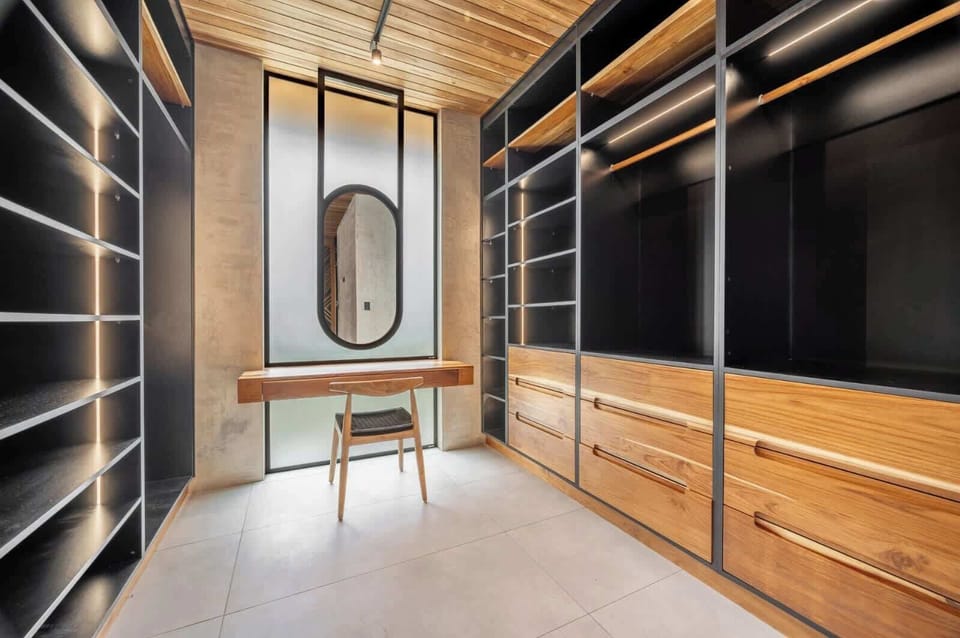 Plenty of space to unpack and settle right in.