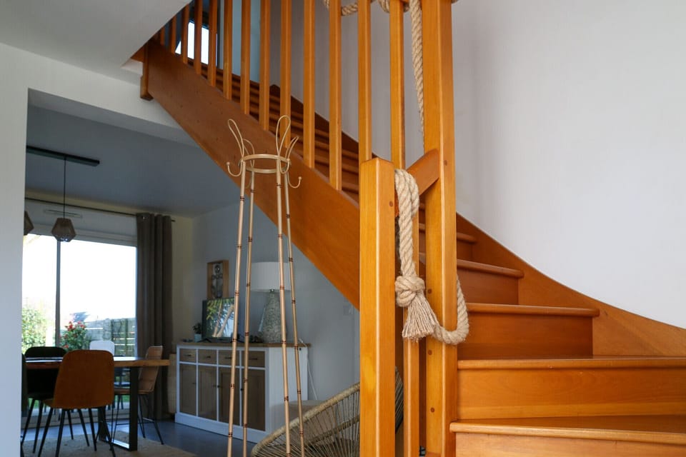 Staircase to upstairs bedrooms