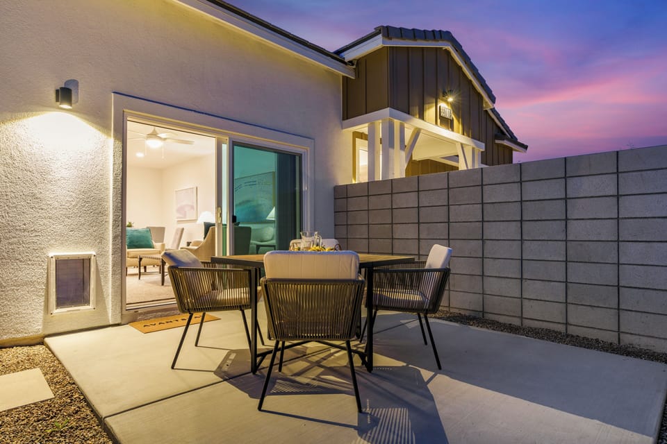 Indoor-outdoor living at its best with sliding glass doors to your personal patio.