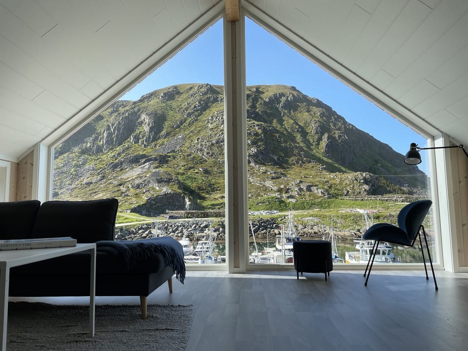 Enjoy the amazing view from the living room upstairs!