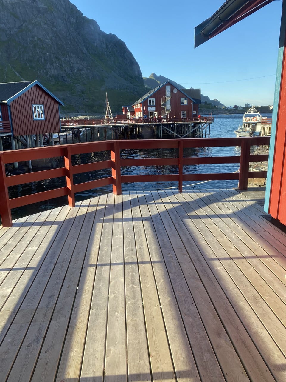Large terrace. Furnitures are available for guests to use during the summer months