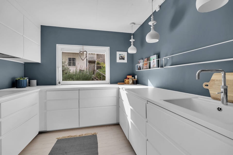 Modern kitchen with modern appliances