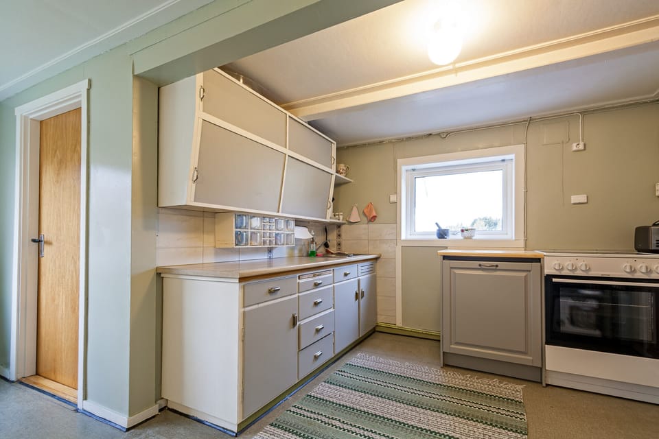 The kitchen is of older model but has the amenities you need