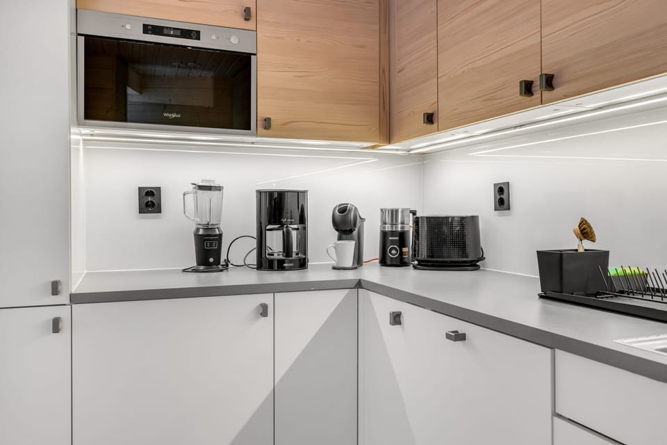 The apartment has all appliances you need.