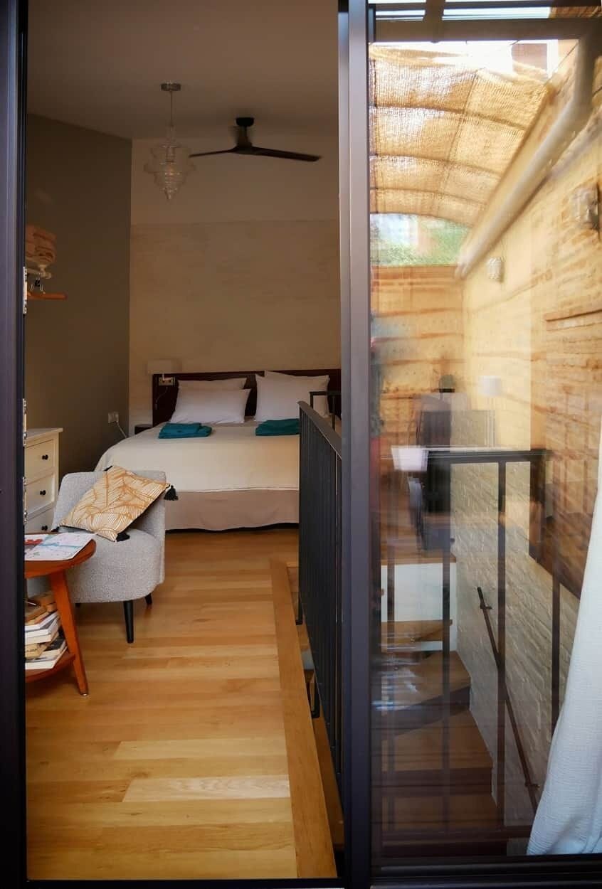 Private terrace off the bedroom