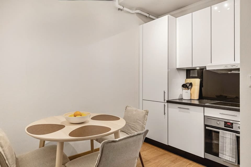 Dining table in the kitchen