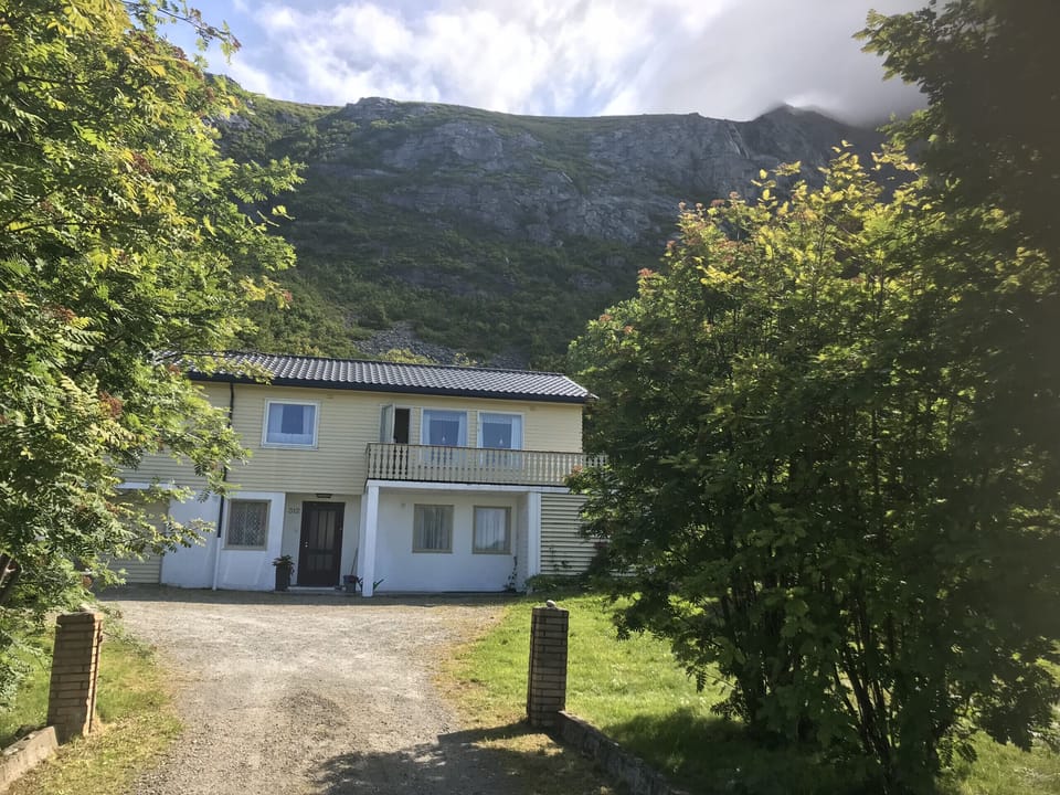 The house is just across the road from Ramberg Beach.