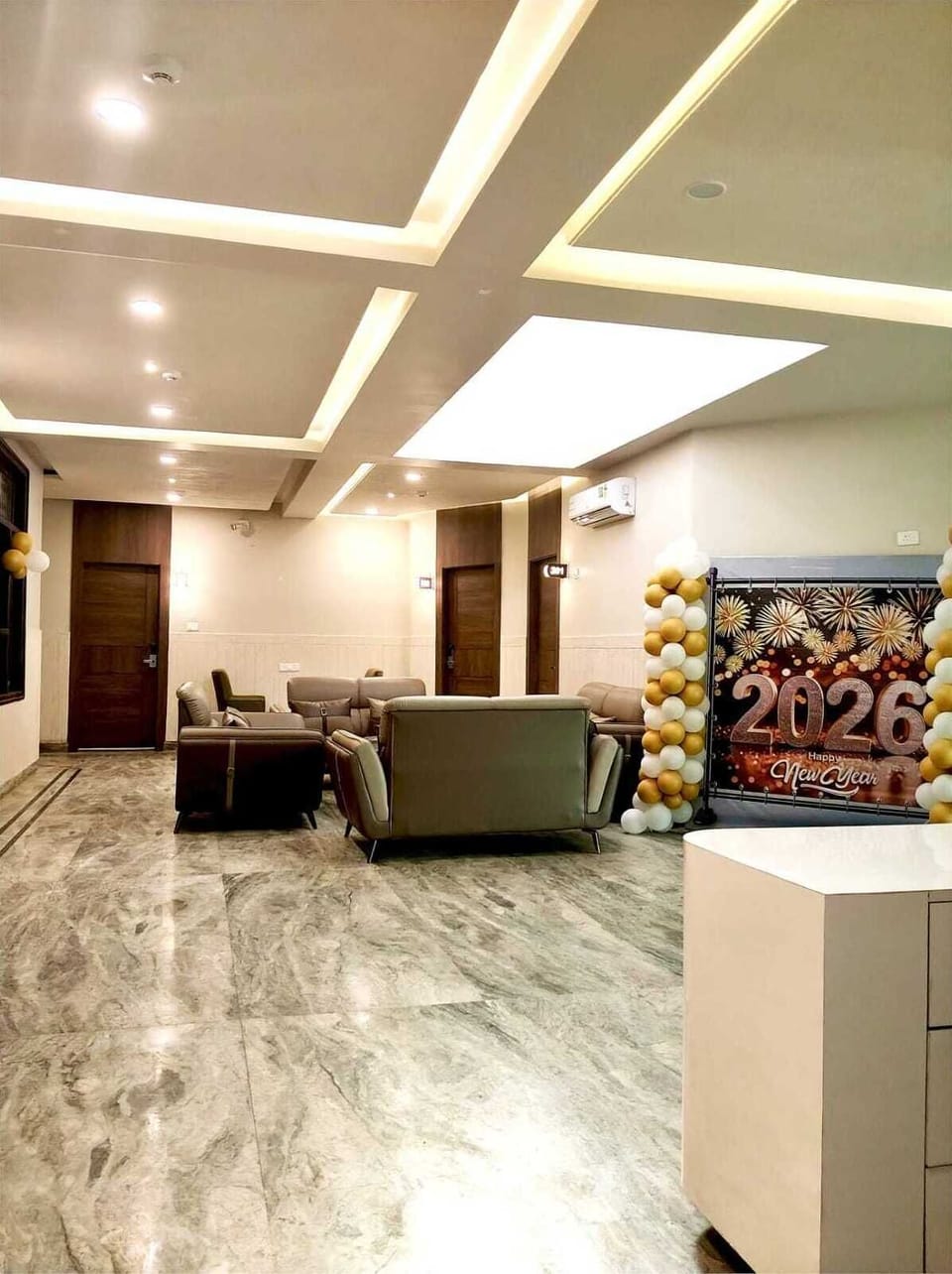 Lobby sitting area