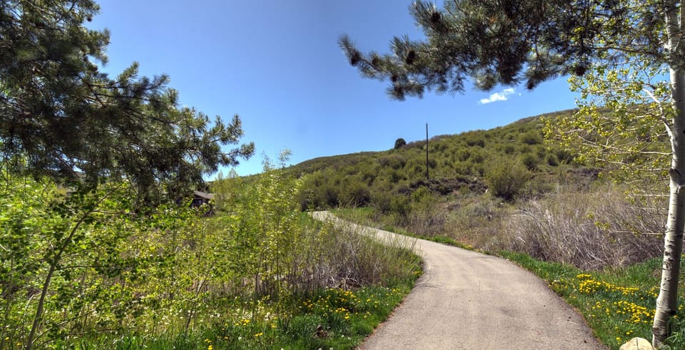 Prospector Rail Trail Entrance - Hike, Bike and Snowshoe