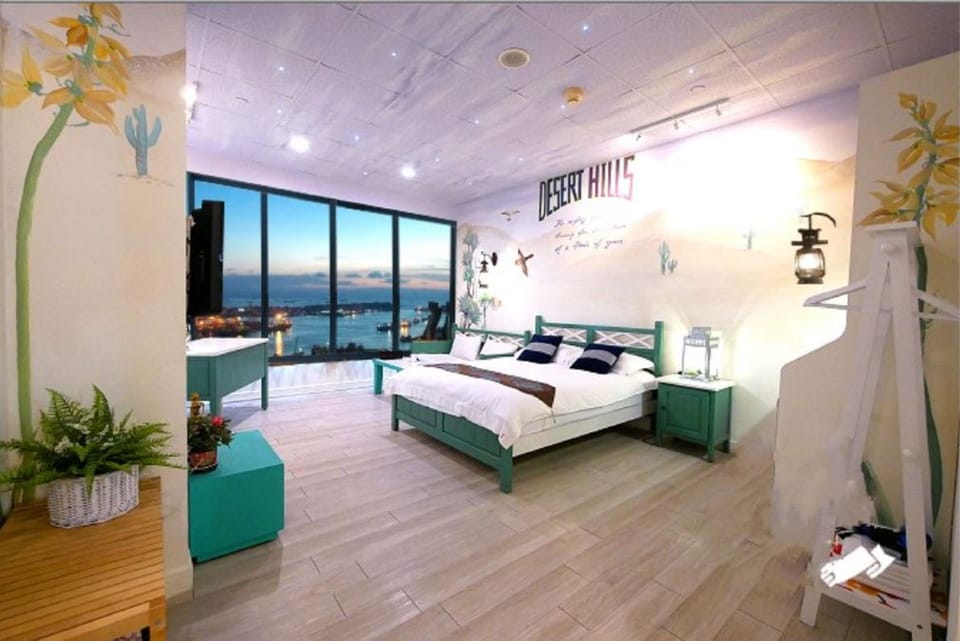 Double Room, Sea View | Premium bedding, down comforters, blackout drapes, soundproofing