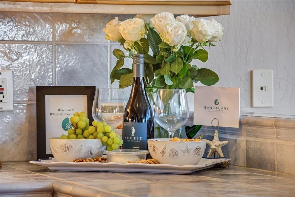 Wine and Cheese to Welcome You! Just Add Fruit!