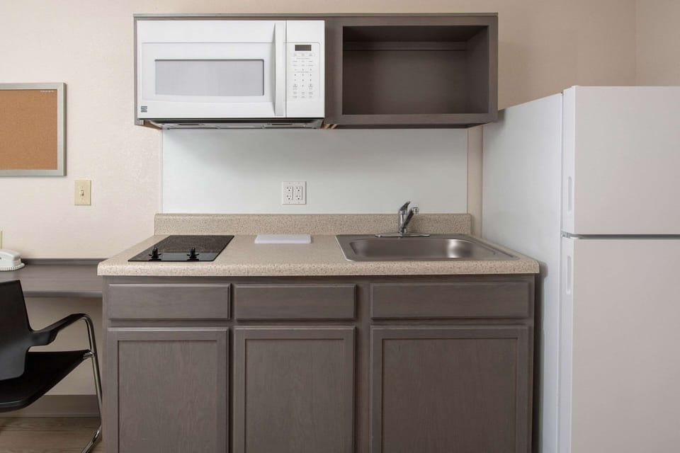 Standard Room, 2 Queen Beds, Non Smoking | Desk, laptop workspace, blackout drapes, iron/ironing board