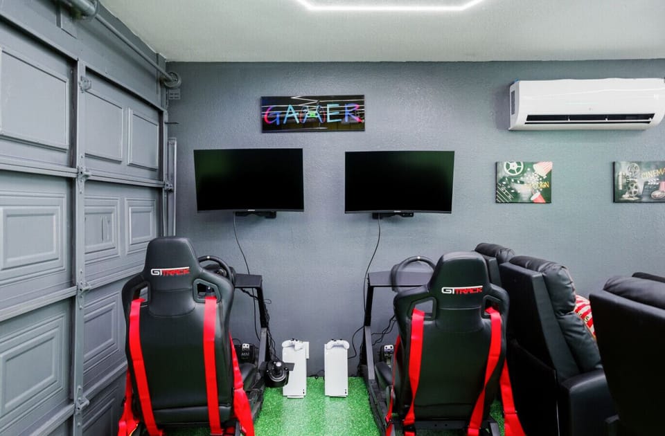 Gaming chairs ready—Race & Recharge is built for fun, comfort, and competition.