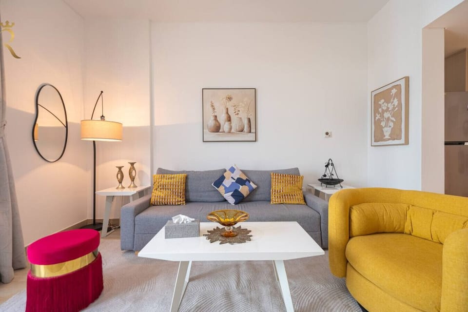 Comfortable sofa bed for extra guests.