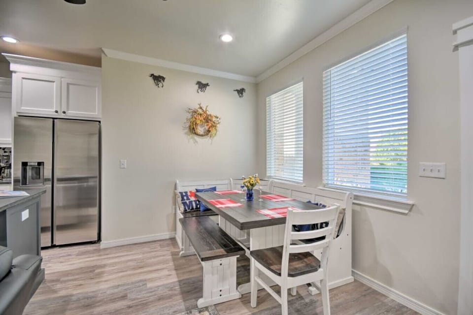 Dining Area | Table With Bench Seating | Window Light
