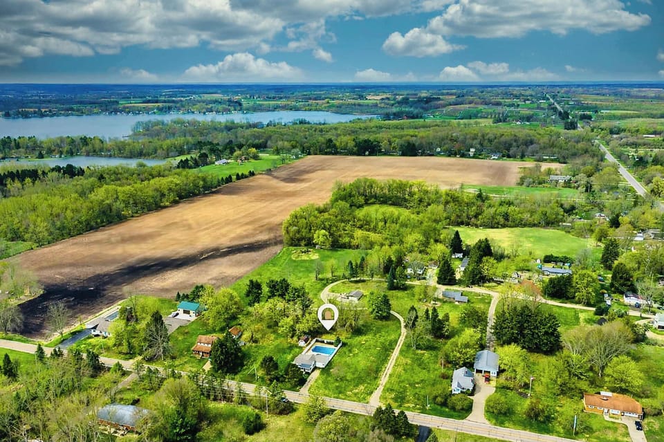 
Aerial View | Scenic Surroundings Near Hutchins Lake