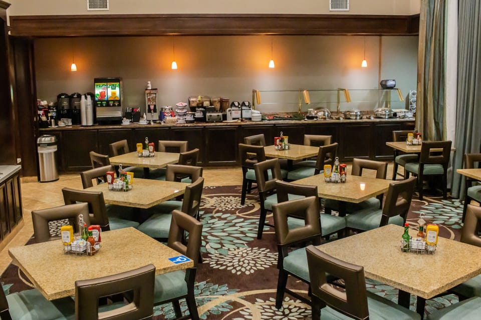 Start your day off in the breakfast room.