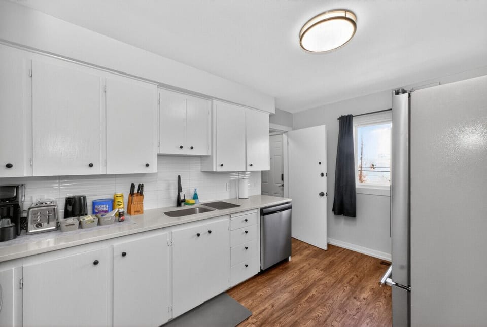 Bright kitchen with ample counter space