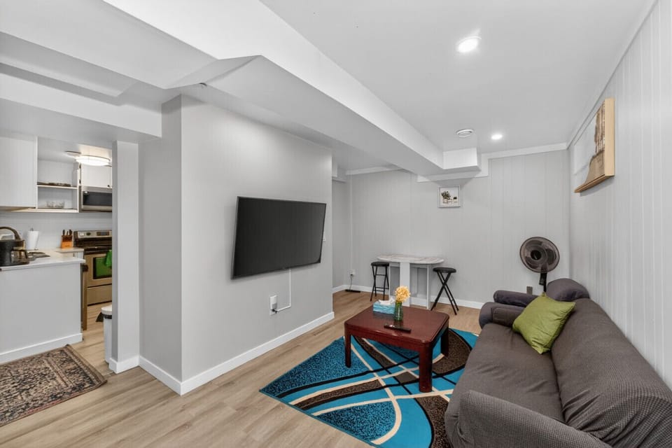 Bright living space with open layout