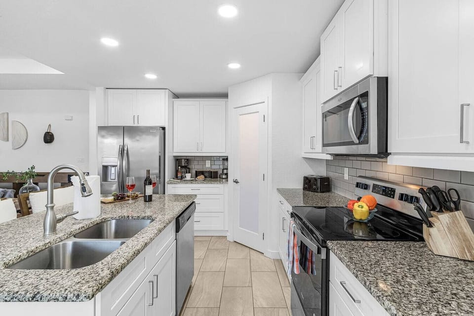 All modern appliances and a walk in pantry in this kitchen