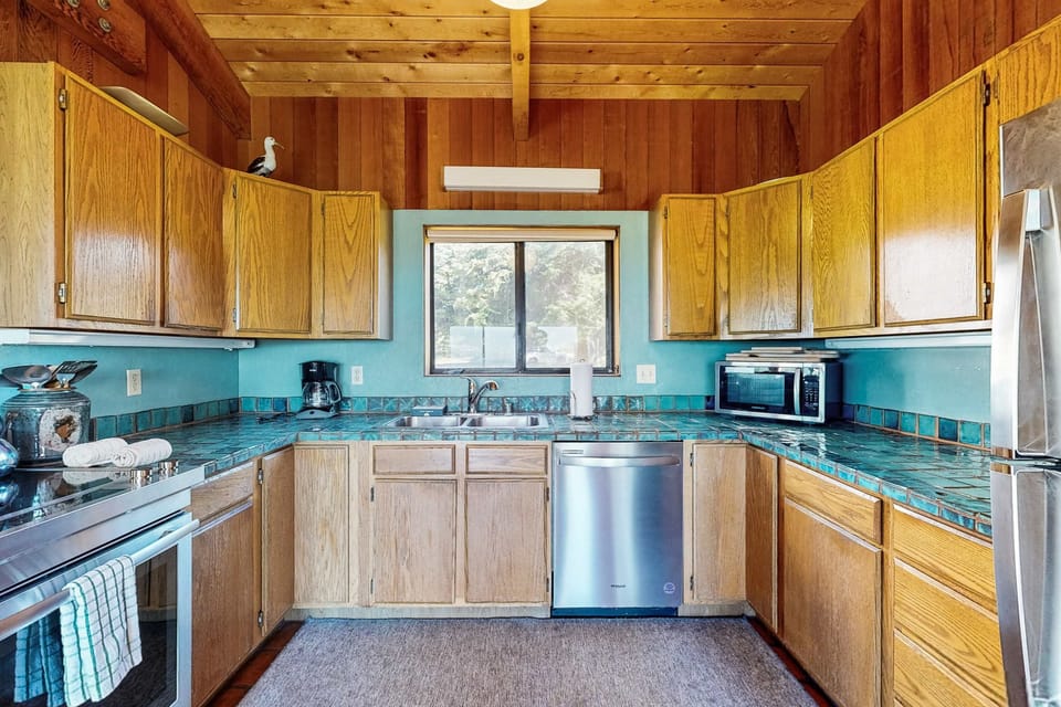Craft your culinary masterpieces in a sunlit kitchen, where the vibrant colors inspire creativity and every meal feels like a special occasion.