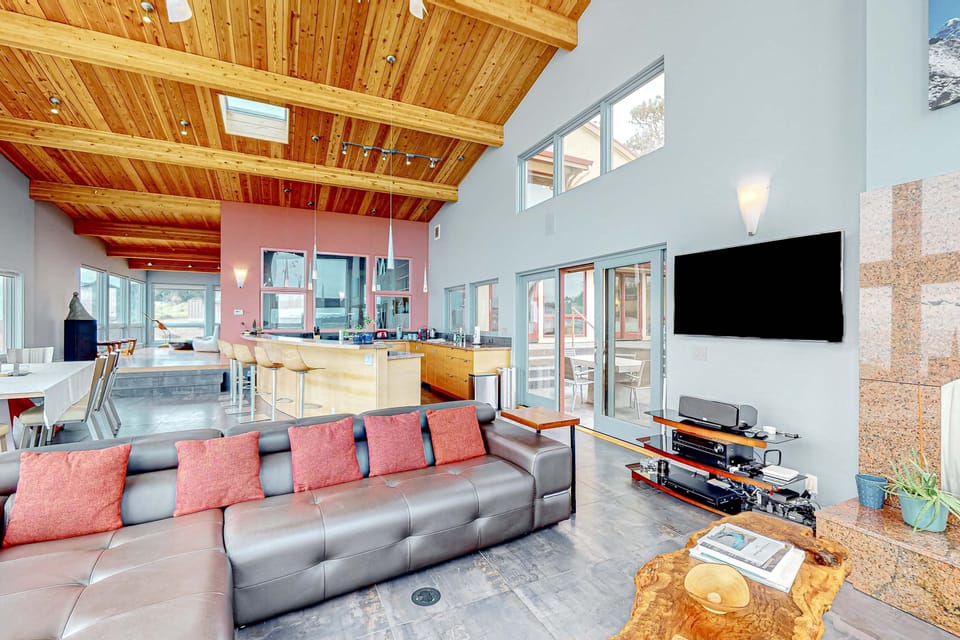 Experience seamless indoor-outdoor living with an open layout that invites the ocean breeze and picturesque views inside.