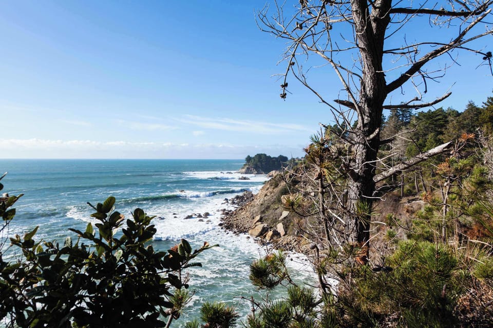 Breathe in the fresh ocean air as you gaze at the stunning coastline, a short walk from your front door.
