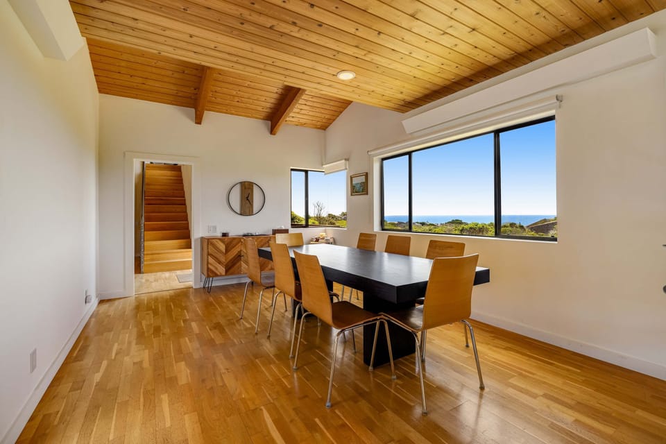 The dining area boasts panoramic vistas, making every breakfast a delightful experience as you plan your day's adventures.