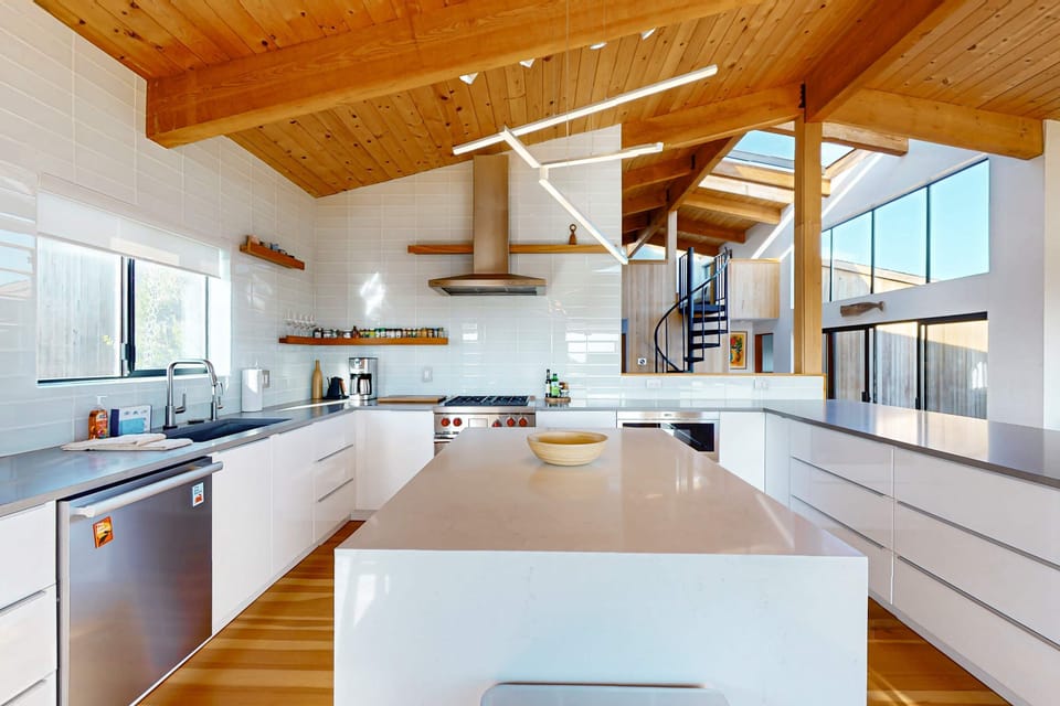 Experience seamless flow between spaces in this beautifully designed kitchen, perfect for culinary adventures and social gatherings.