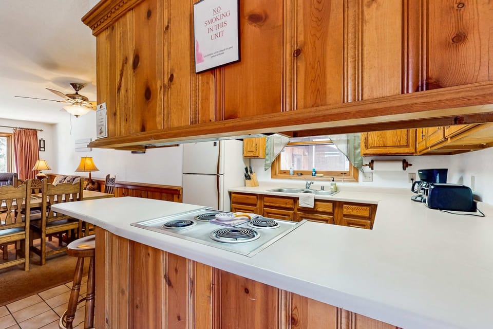 Pull up a bar stool while dinner comes together