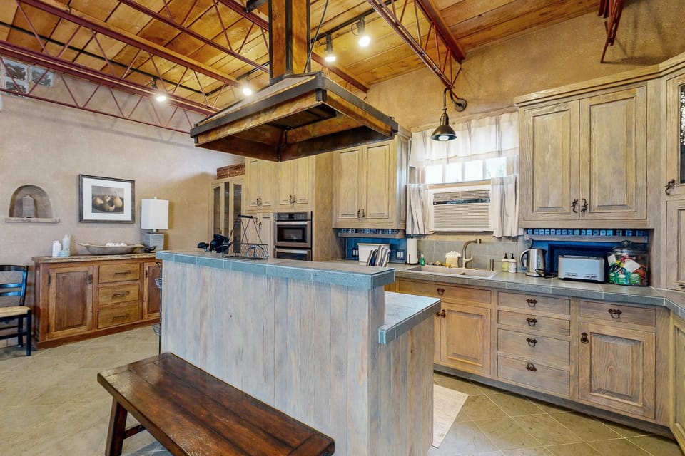 Cook with room to spread out on the island and double wall oven