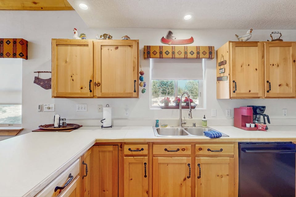 Plenty of counter space for prepping your mountain meals
